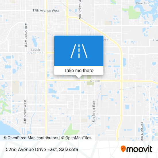 Mapa de 52nd Avenue Drive East