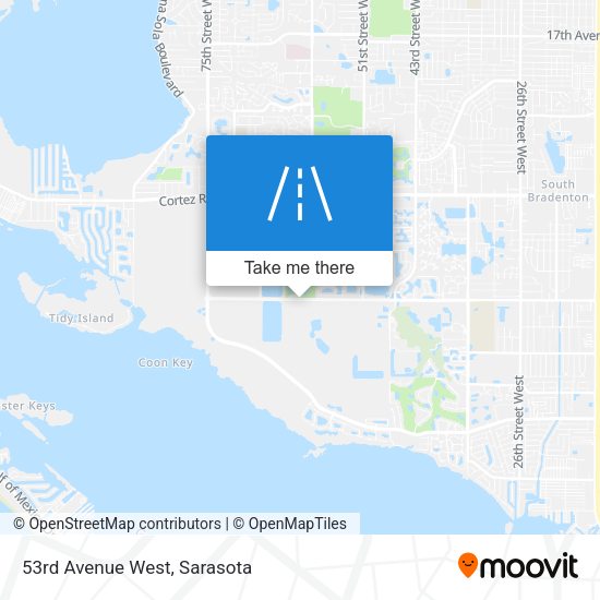 53rd Avenue West map