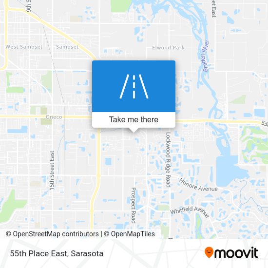 Mapa de 55th Place East