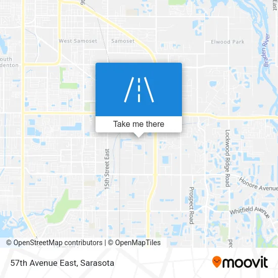 57th Avenue East map