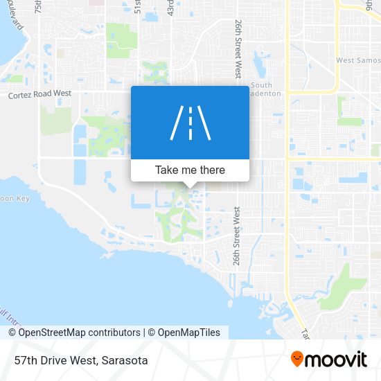 Mapa de 57th Drive West