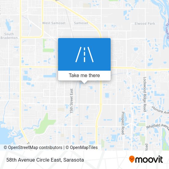 Mapa de 58th Avenue Circle East