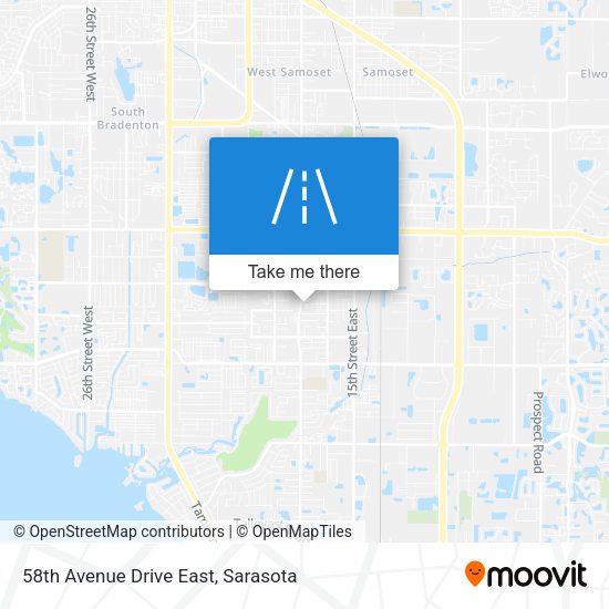 58th Avenue Drive East map