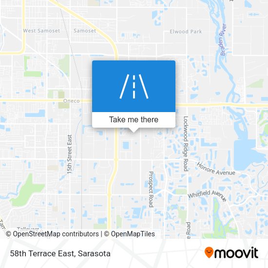 Mapa de 58th Terrace East