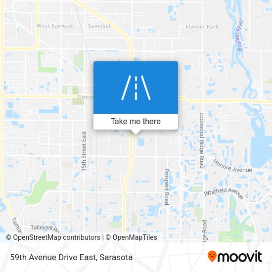59th Avenue Drive East map