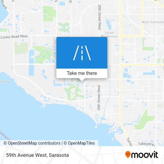 59th Avenue West map