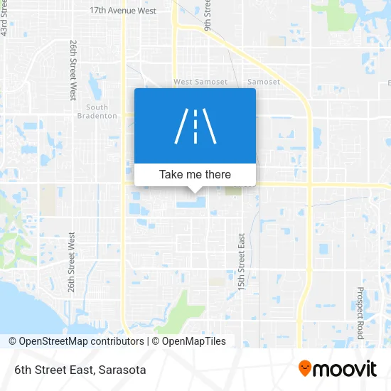6th Street East map
