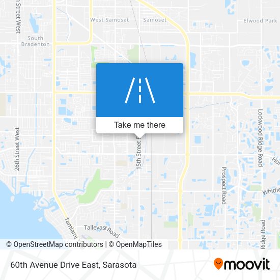 Mapa de 60th Avenue Drive East