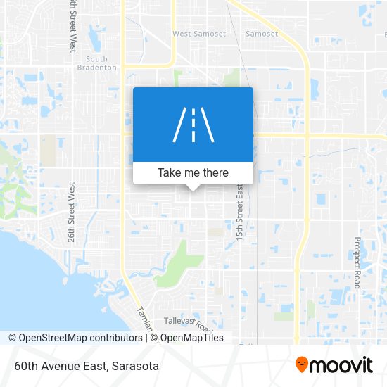 60th Avenue East map
