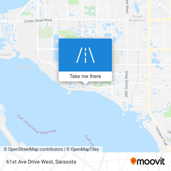 61st Ave Drive West map