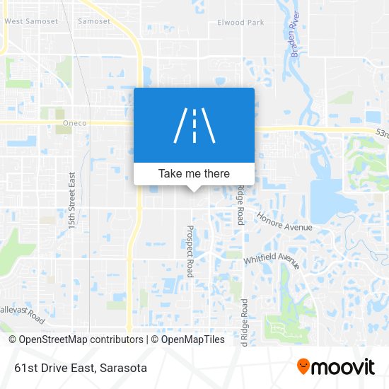 Mapa de 61st Drive East