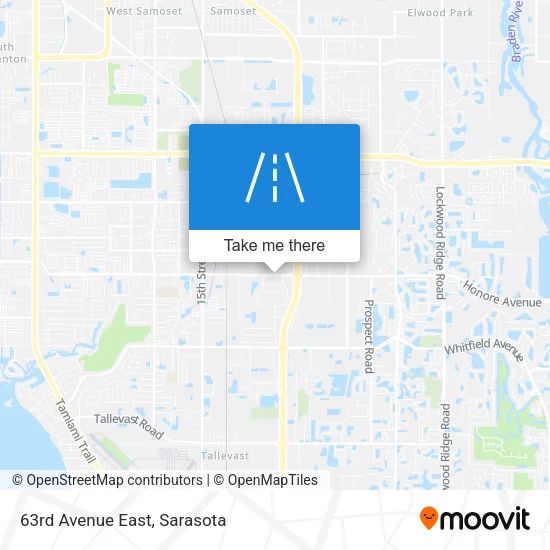 63rd Avenue East map