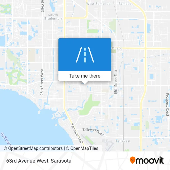 63rd Avenue West map