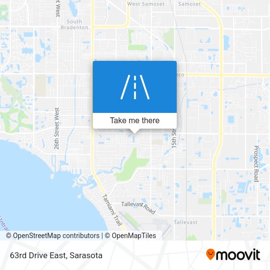 Mapa de 63rd Drive East