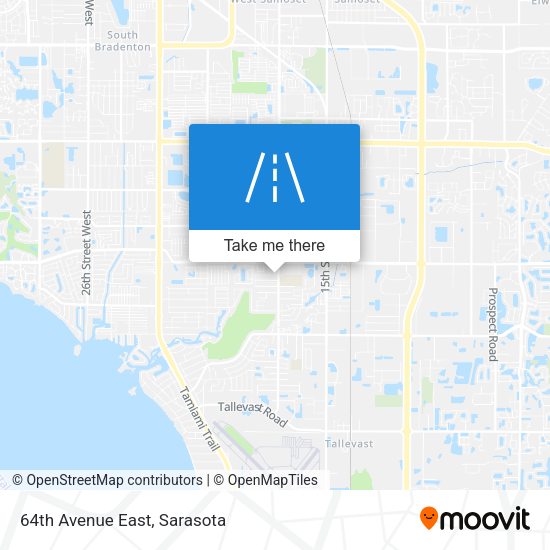 64th Avenue East map