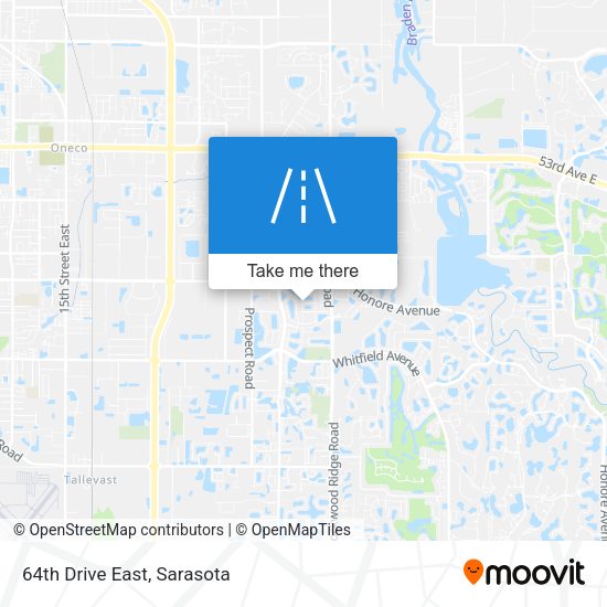 Mapa de 64th Drive East