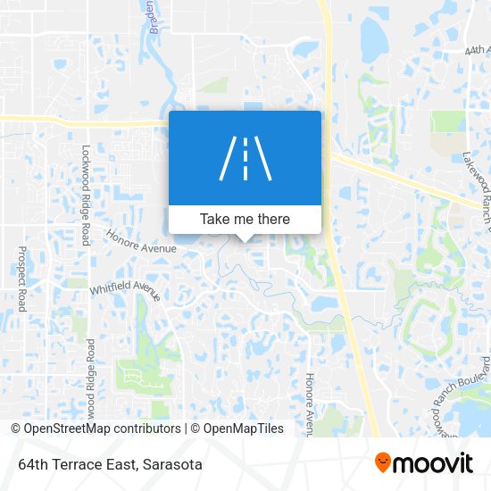 Mapa de 64th Terrace East