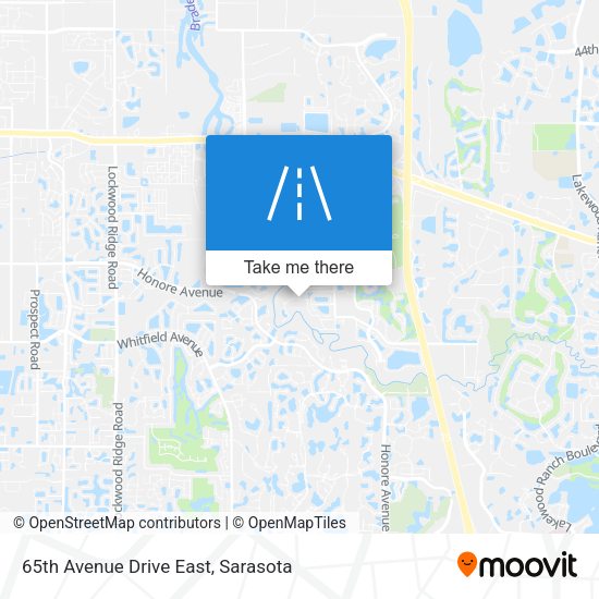 65th Avenue Drive East map