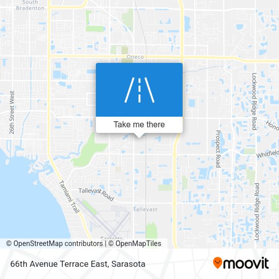66th Avenue Terrace East map