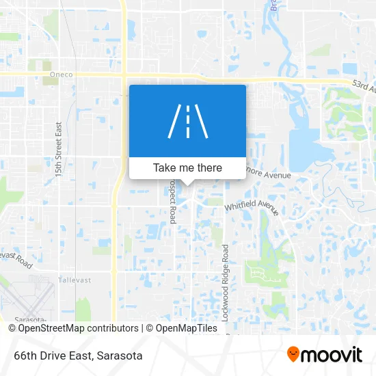 66th Drive East map