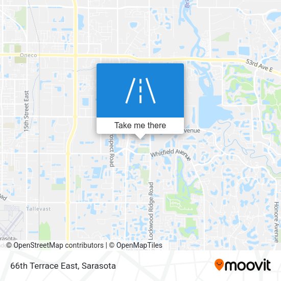 66th Terrace East map