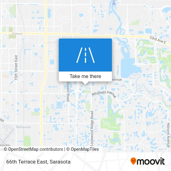 66th Terrace East map