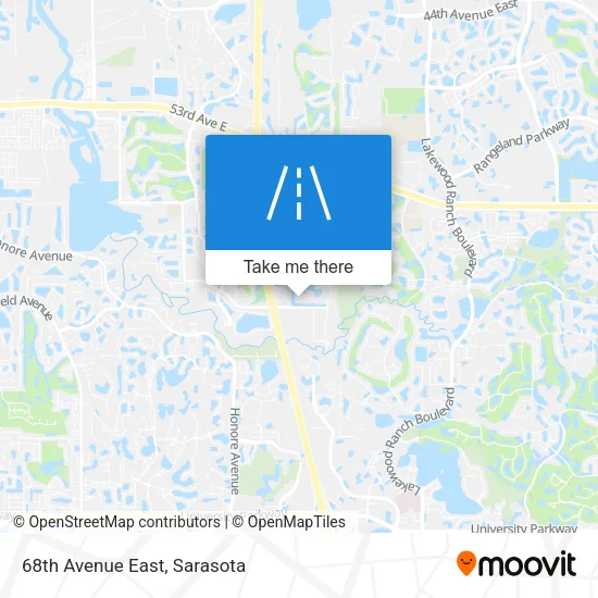 68th Avenue East map