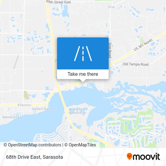 Mapa de 68th Drive East