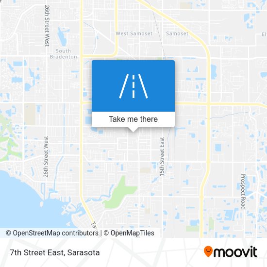 Mapa de 7th Street East