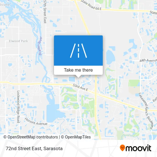72nd Street East map