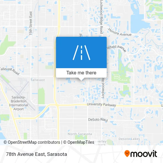 78th Avenue East map