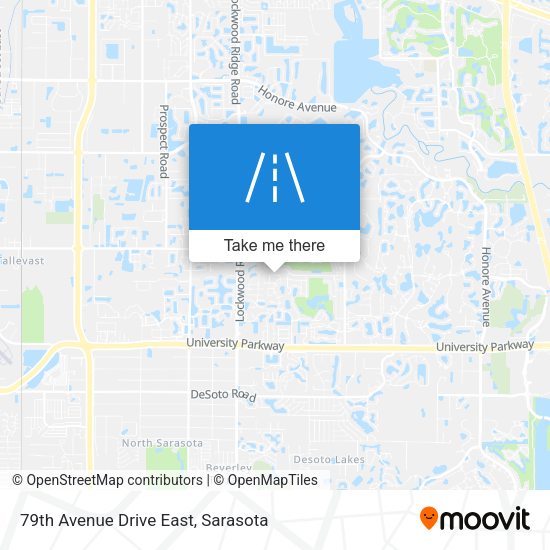 79th Avenue Drive East map