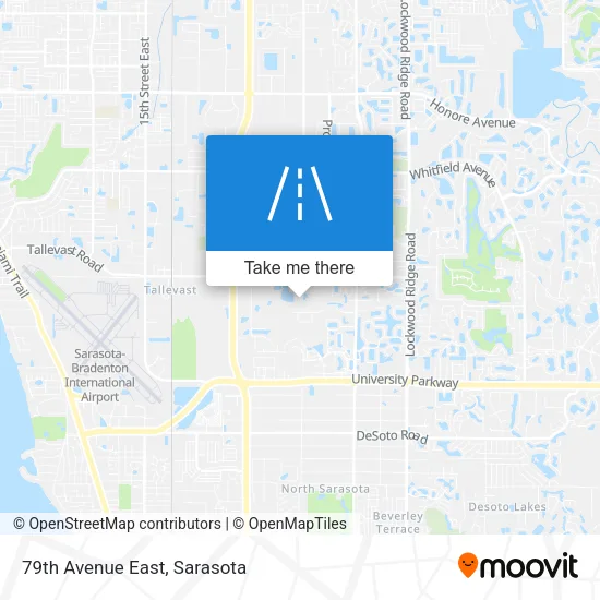 79th Avenue East map