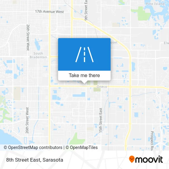 8th Street East map
