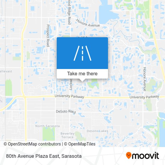 80th Avenue Plaza East map