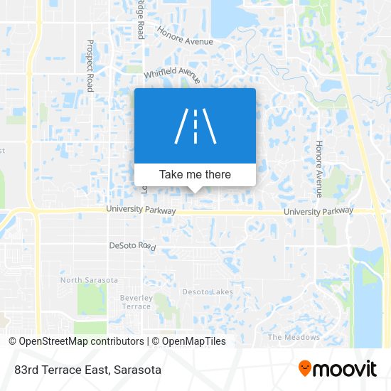 83rd Terrace East map