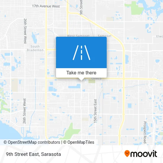 9th Street East map