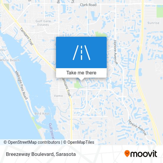 Mapa de Breezeway Boulevard