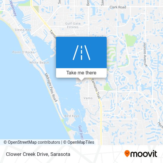 Clower Creek Drive map