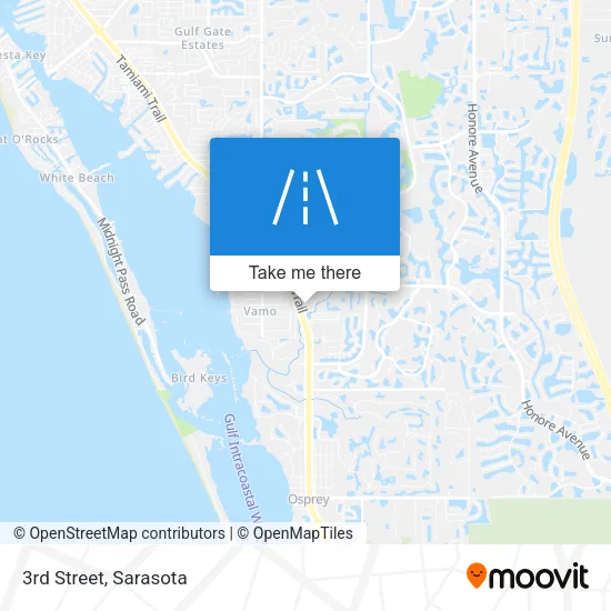 3rd Street map