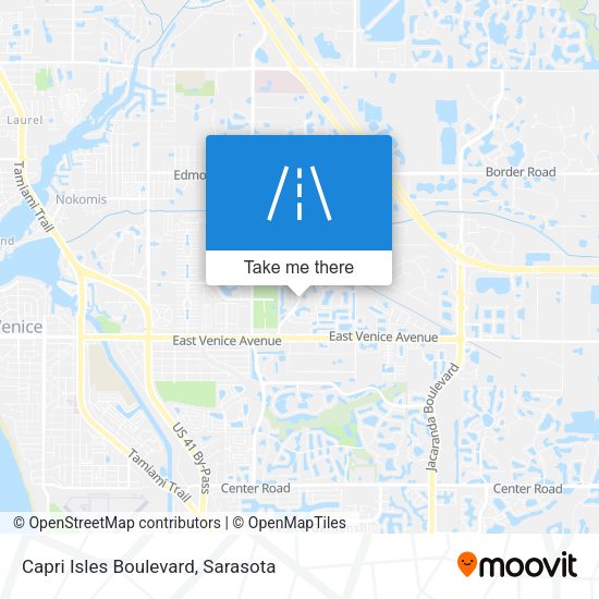 Mapa de Capri Isles Boulevard