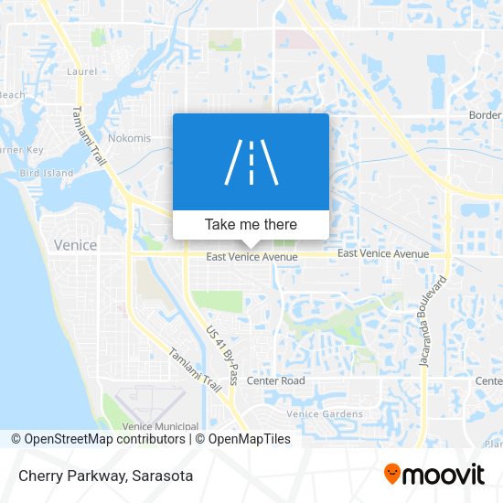 Mapa de Cherry Parkway