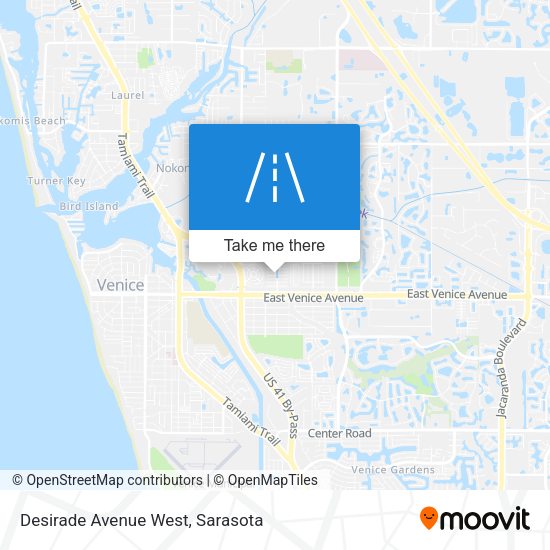 Mapa de Desirade Avenue West
