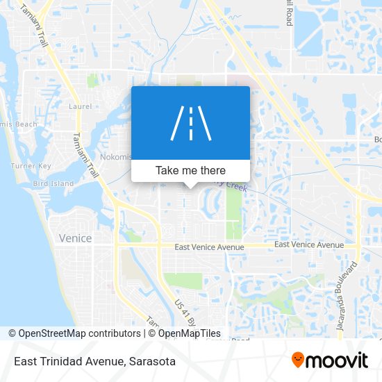 Mapa de East Trinidad Avenue