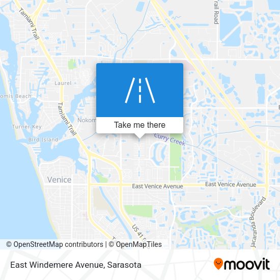 East Windemere Avenue map