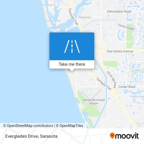 Everglades Drive map