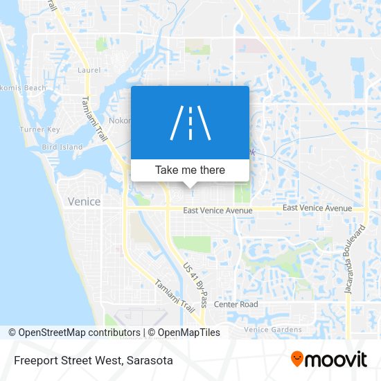 Mapa de Freeport Street West