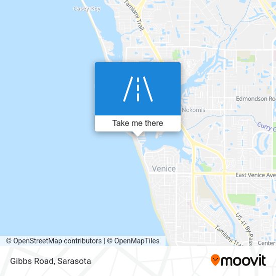 Mapa de Gibbs Road