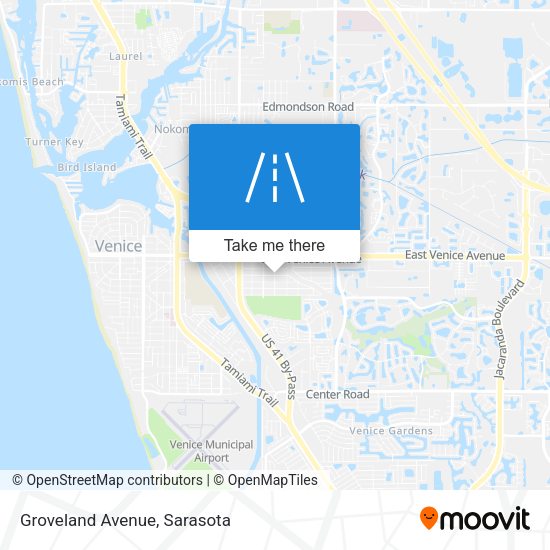 Groveland Avenue map