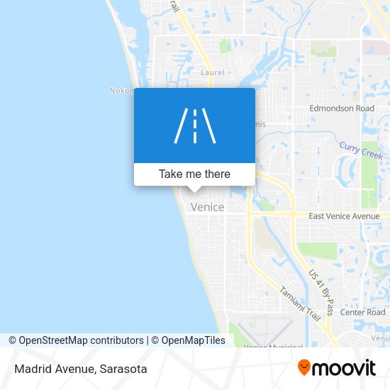 Madrid Avenue map